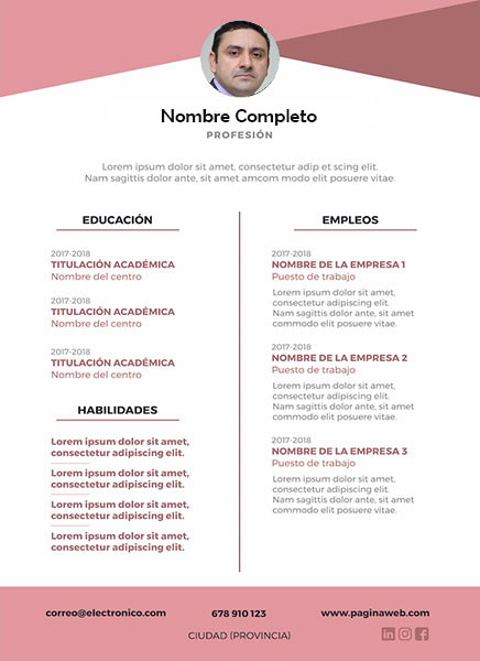 plantilla currículum oceanógrafo